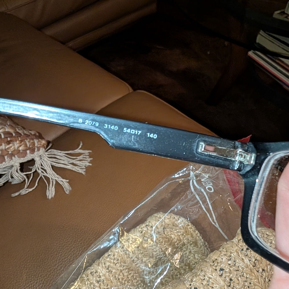 Burberry Black Rectangular Eyeglasses - image 4